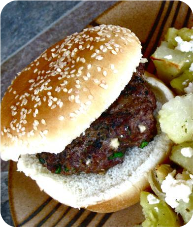 Greektalian Cheese Burgers
