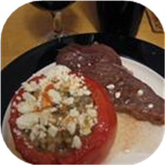 Lentil Stuffed Tomatoes
