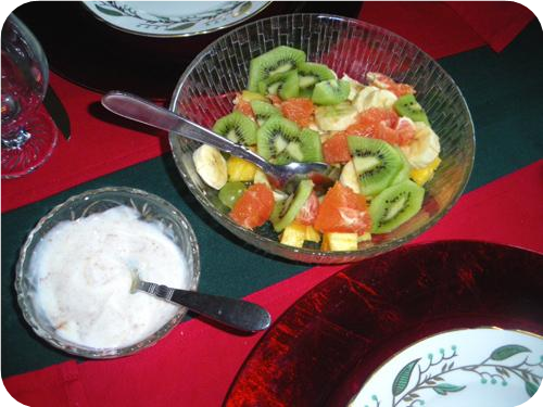 Fresh Fruit Salad Dressing