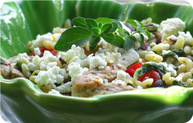 Mediterranean Pork With Orzo