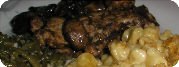Balsamic Chicken With Mushrooms