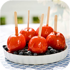 Cinnamon candied apples 