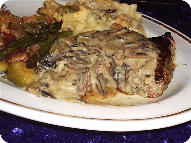 Brandy &amp; Cream  Mushroom Sauce