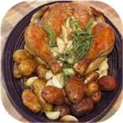 Chicken with 40 Cloves of Garlic