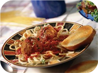 Spaghetti and Spicy "Meatballs"