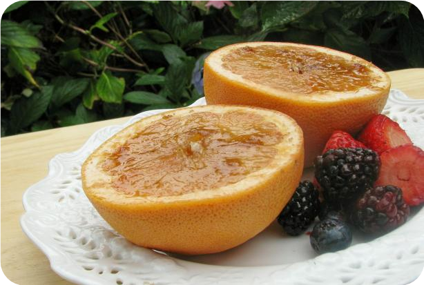 Fabulous  Broiled Breakfast Grapefruit