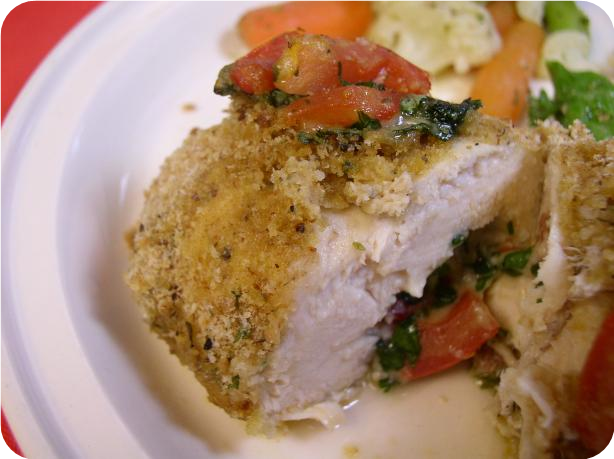 Bruschetta-Stuffed Chicken Breasts