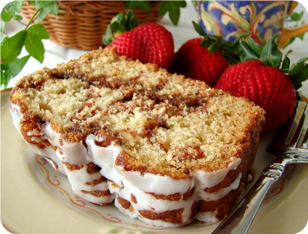 Lower-Fat Cinnamon Swirl Quick Bread