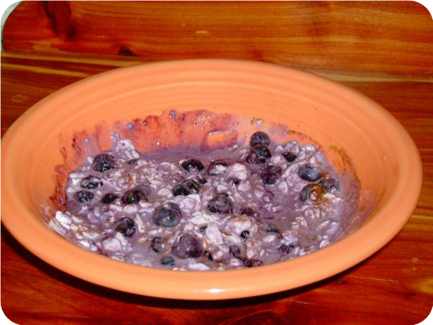 1-Minute Blueberries &amp; Cream