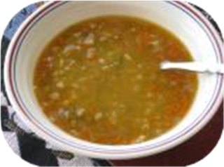 Green Split Pea & Barley Soup