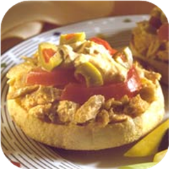 Tuna muffin melt