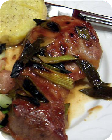 Hoisin and Honey Glazed Pork Chops