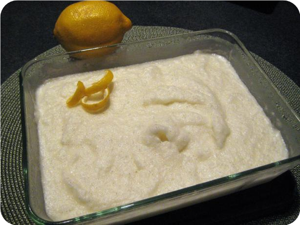 The Best Vanilla-Lemon Sorbet