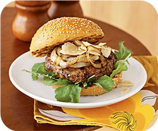 Smoky double cheeseburger 