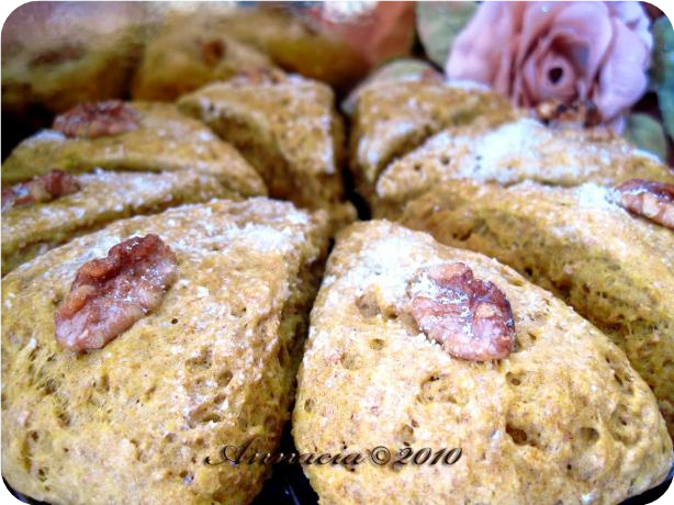 Pumpkin Pecan Scones