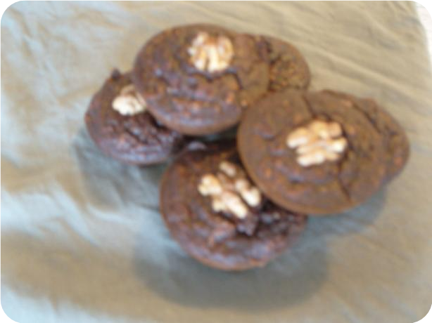 Whole Wheat Banana Flax Muffins