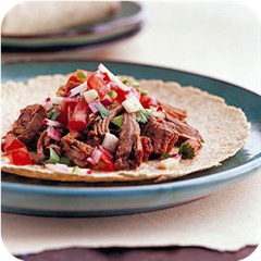 Beef and chipotle burritos 