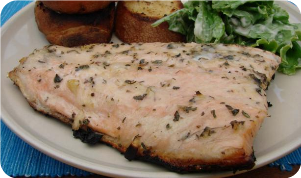 Springtime Grilled Salmon