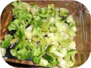 Microwave Lemon Garlic Broccoli