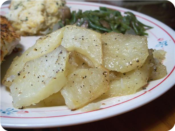 Baked Buttery Potato Slices