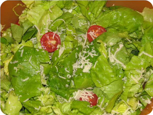 Sunday's Healthy Parmesan Garden Salad