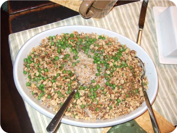 Brown Rice and Walnuts