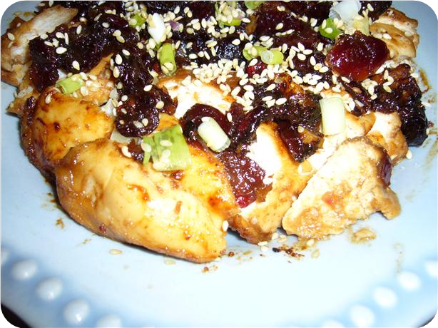 Caramelized Cranberry Chicken