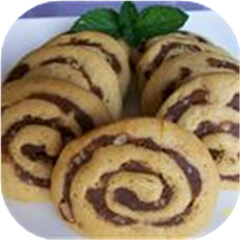 Date Nut Pinwheel Cookies II