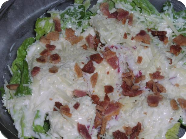 Cauliflower Low Cal Layer Salad