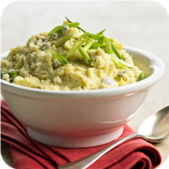 Bountiful blue cheese mashers