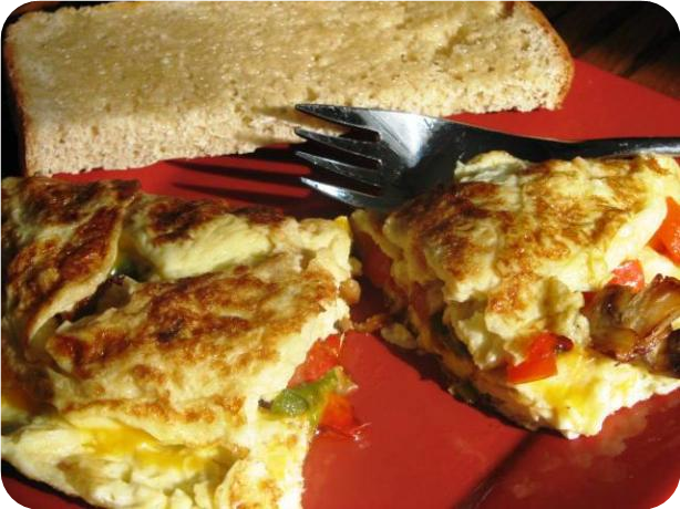 Veggie Omelet for One