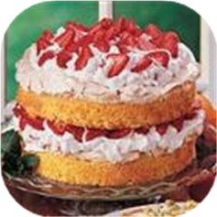 Strawberry Meringue Cake