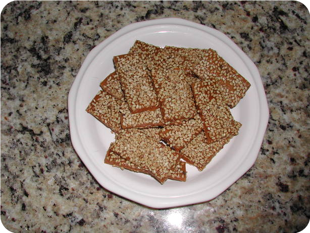 Sesame Toffee