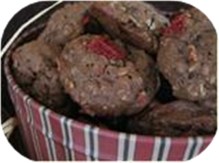 Double Chocolate Cherry Cookies