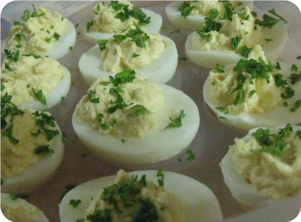 Sour Cream and Lemon Deviled Eggs