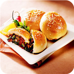 Mandarin beef buns 