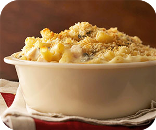 Three-Cheese Ziti and Smoked Chicken Casserole
