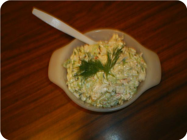 Krab Coleslaw Salad