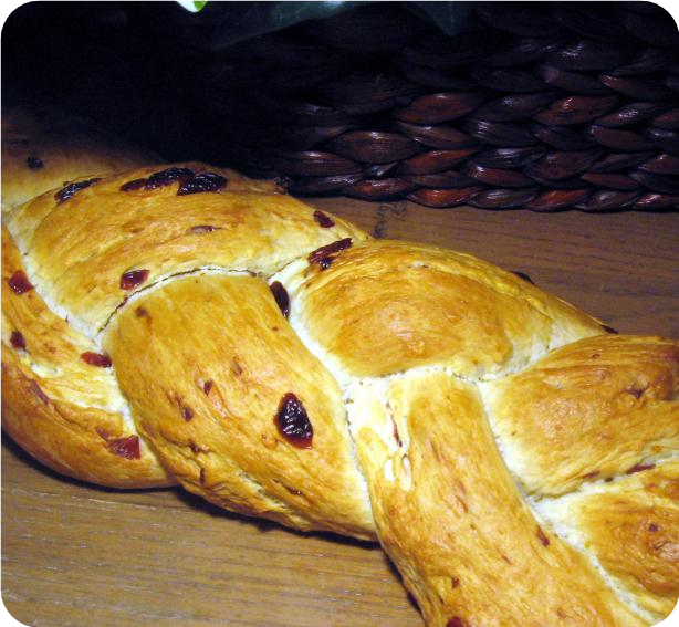 Bread Machine Brioche Orange-Raisin Bread