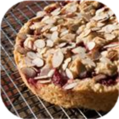 Raspberry Almond Coffeecake
