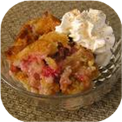 Rhubarb Pudding