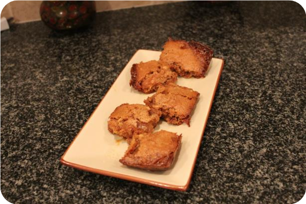 Cinnamon Caramel Swirl Bars