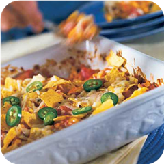 Nacho turkey casserole 