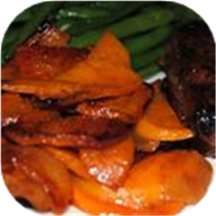 Grilled Sweet Potatoes with Apples