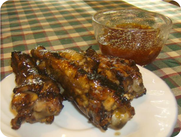 Grilled Spicy Apricot Chicken Wings