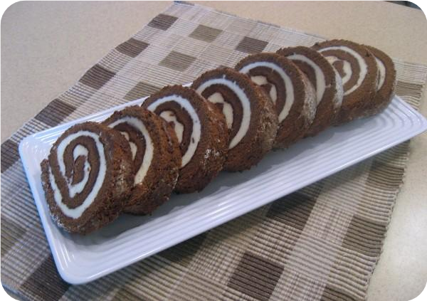Amish Texas Chocolate Roll Cake