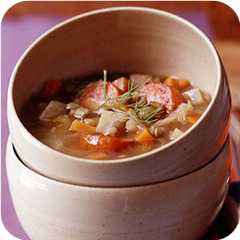 Smoked Sausage-Lentil Soup