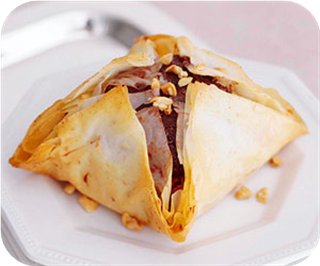 Peanut Butter-Chocolate Bundles 