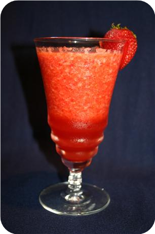 Strawberry Limeade Slush Weight Watcher's Style