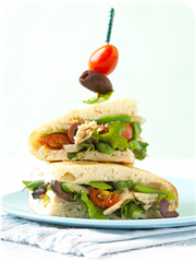 Salad nicoise sandwich 